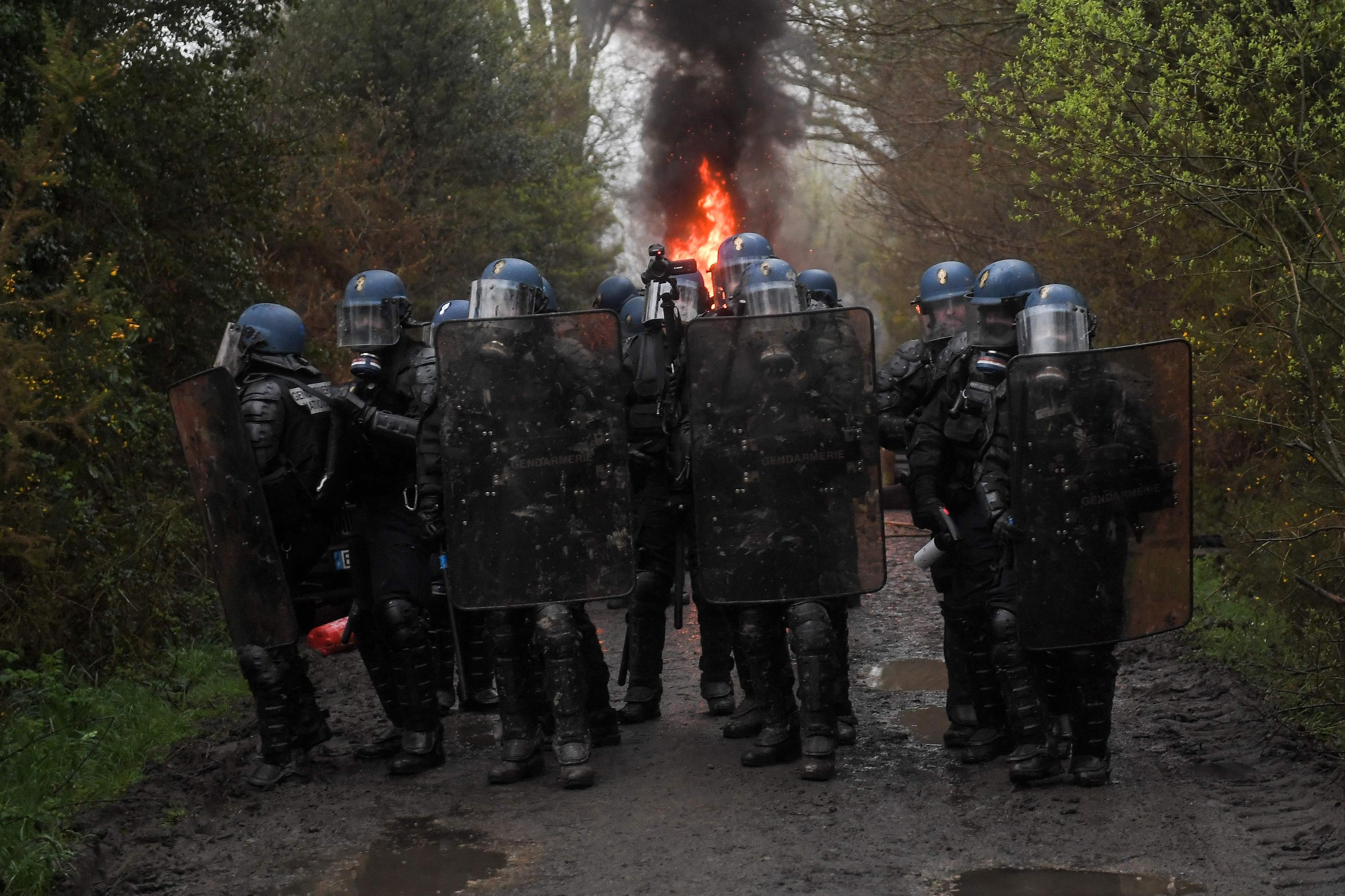 NotreDamedesLandes le démantèlement de la ZAD en images