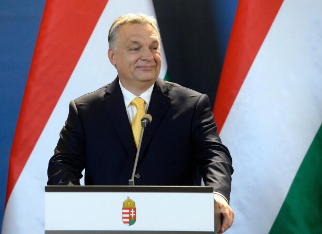 Viktor Orban, le premier ministre hongrois, à Budapest, le 10 avril.