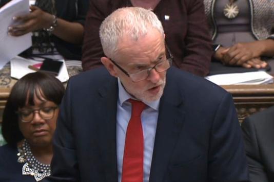 PA / AP Jeremy Corbyn, à la Chambre des communes, lundi 16 avril.