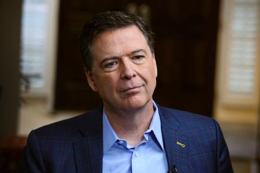 RALPH ALSWANG / AP L’ancien directeur du FBI, James Comey, lors d’une interview avec ABC News, le 15 avril.