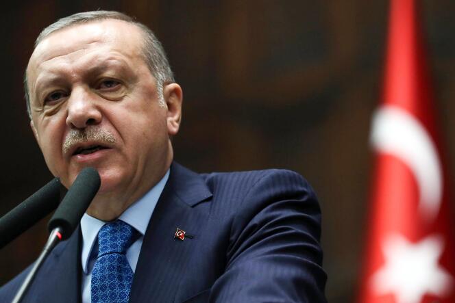 Recep Tayyip Erdogan le 17 avril.