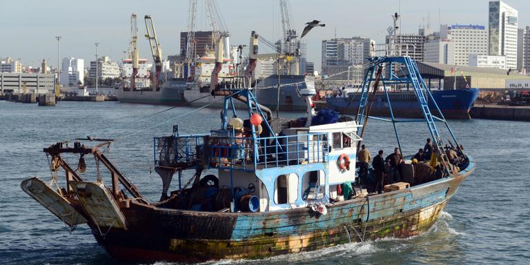 FADEL SENNA / AFP Le port de Casablanca, au Maroc, en 2013.