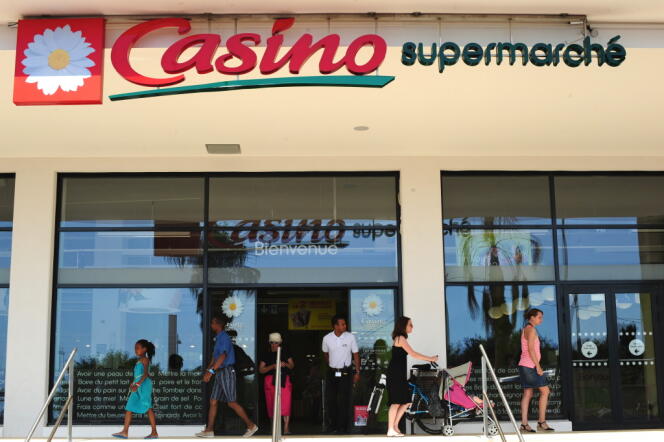 Un supermarché Casino, en juin 2013.