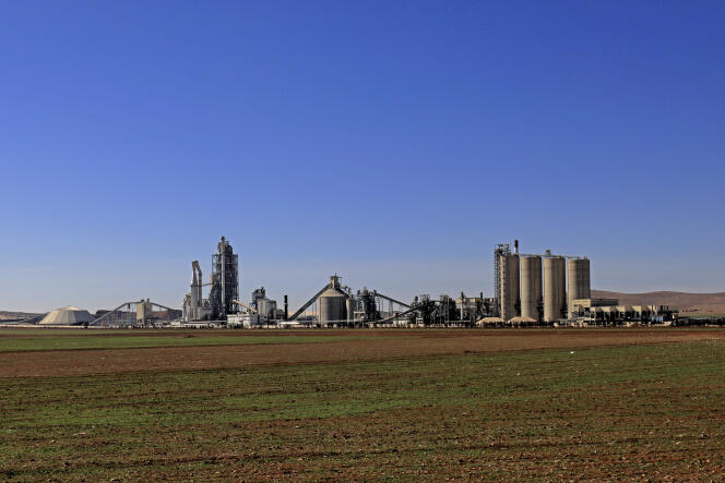 L’usine Lafarge à Jalabiya, en Syrie, le 19 février.