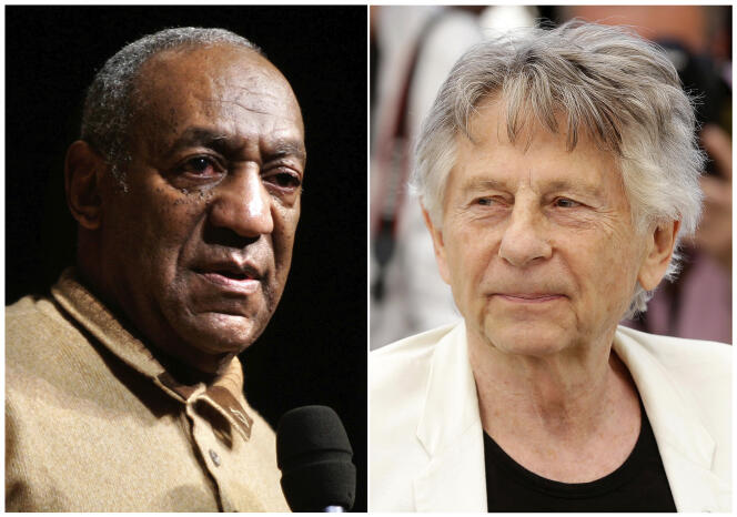 Bill Cosby, reconnu coupable d’agression sexuelle, et Roman Polanski, qui avait admis  avoir eu des relations sexuelles avec une adolescente de 13 ans.