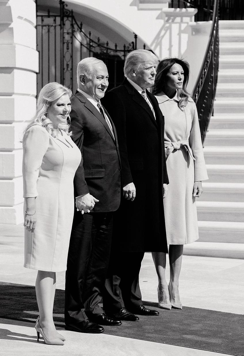 Le 5 mars 2018, avec Donald et Melania Trump à Washington.