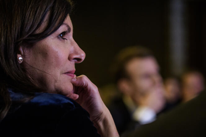 La maire de Paris, Anne Hidalgo, en janvier 2018, à Paris.