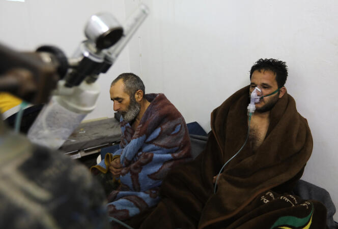L’attaque à l’arme chimique a eu lieu le 4 février à Saraqeb, localité tenue alors par les rebelles syriens.