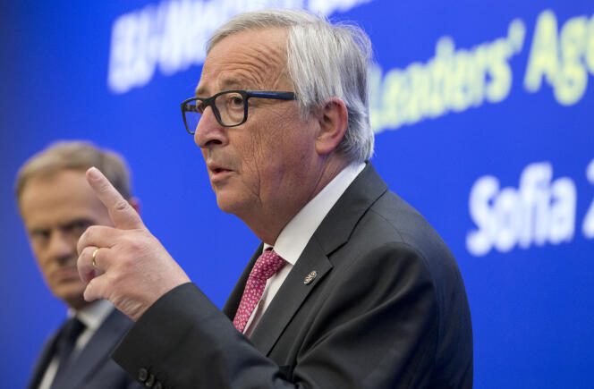 Le président de la Commission européenne Jean-Claude Juncker, le 17 mai à Sofia.
