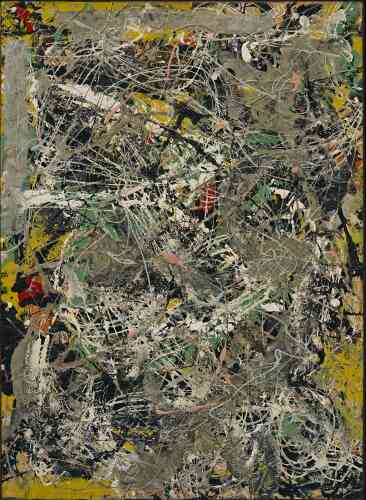 La technique du « all-over » pratiquée par le peintre américain Jackson Pollock pourrait s’appliquer aux panneaux tardifs des « Nymphéas ». Toute référence au réel est abandonnée au profit de touches jetées à même la toile, fusionnant en des motifs non figuratifs.