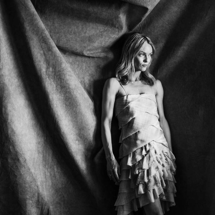 Vanessa Paradis dans la suite Chanel à l’hôtel Majestic, à Cannes, le 17 mai 2018.
