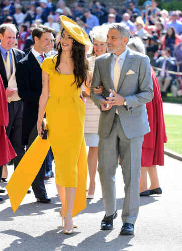 L’avocate Amal Clooney, et son mari, acteur, George.
