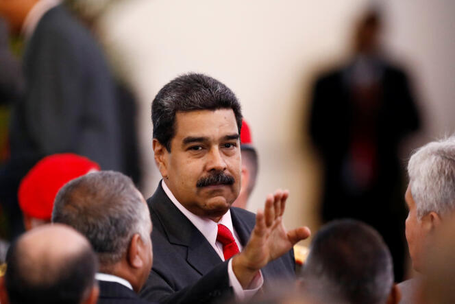 Nicolas Maduro après sa réélection.