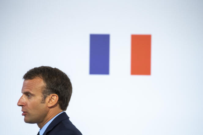 Emmanuel Macron, à l'Elysée, à Paris, mardi 22 mai 2018.