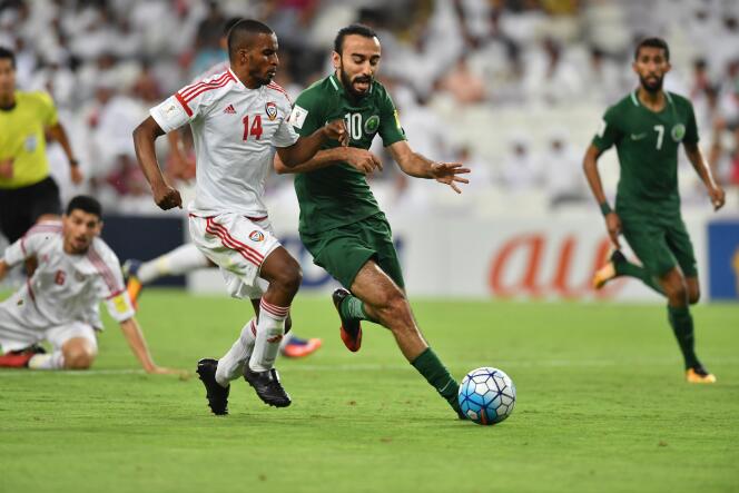 Mohammed Al-Sahlawi a inscrit 16 buts lors des éliminatoires de la Coupe du monde.
