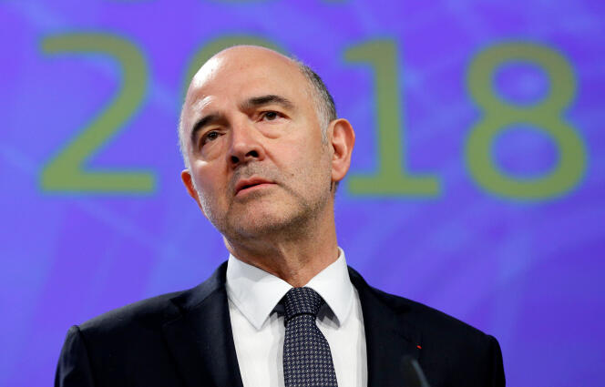 Le commissaire européen chargé des affaires économiques et de la fiscalité, Pierre Moscovici, à Bruxelles, le 23 mai.