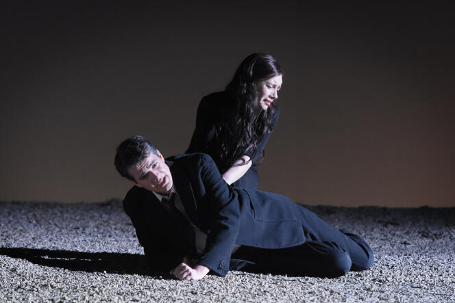Patricia Petibon (Eurydice) et Philippe Jaroussky (Orphée) dans « Orfeo ed Euridice », de Gluck, mis en scène par Robert Carsen.