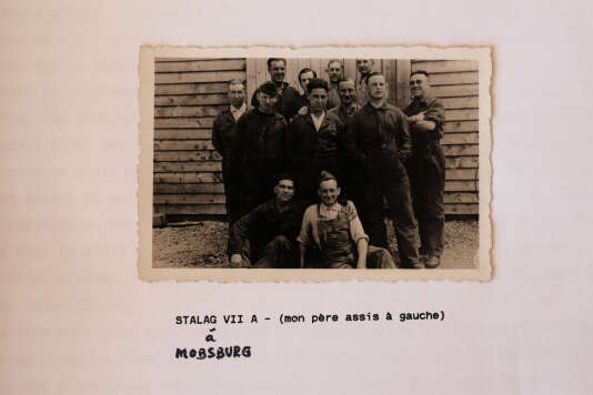 Dans l’album de famille de la famille Ocana, une photo de José Ocana, le père de Jean, au camp de Mauthausen.