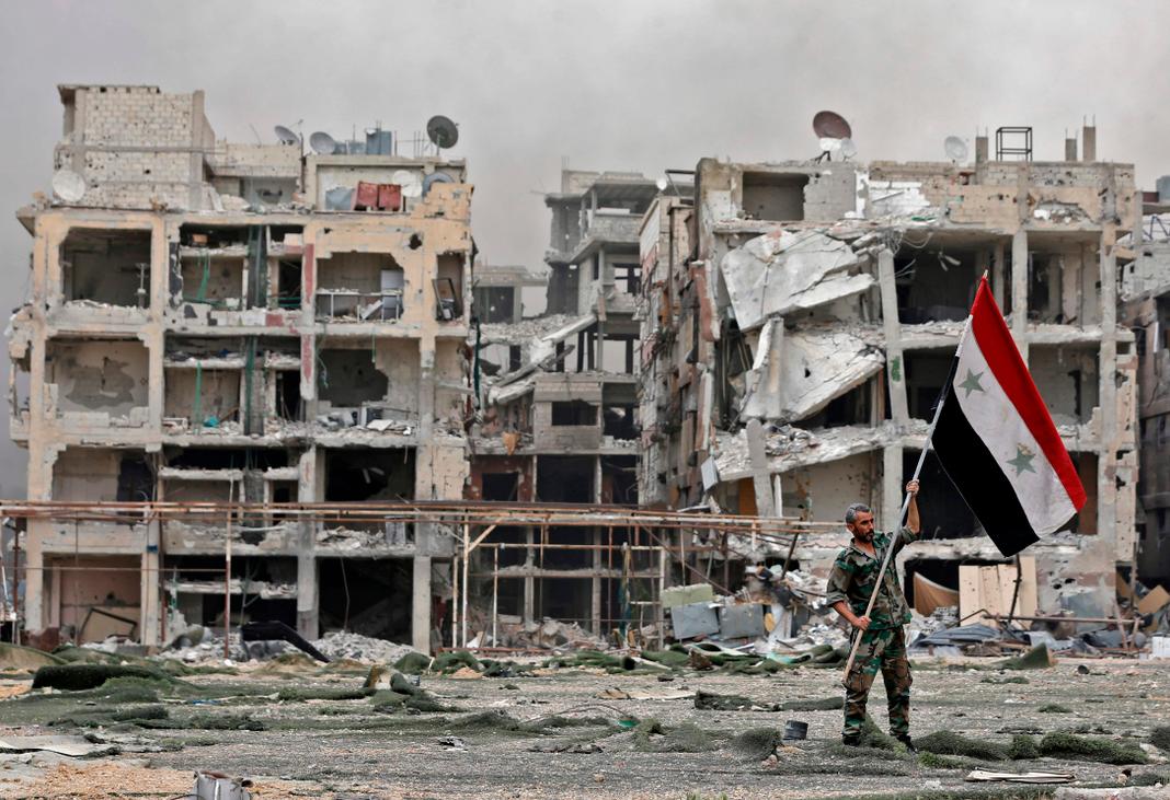 LOUAI BESHARA / AFP A Yarmouk, le 22 mai.