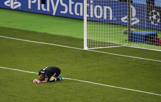 Loris Karius, seul au monde après la défaite de Liverpool en finale de Ligue des champions.