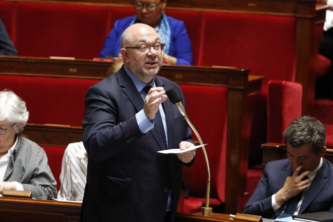 Stéphane Travert, le ministre de l’agriculture, le 30 mai à l’Assemblée nationale.