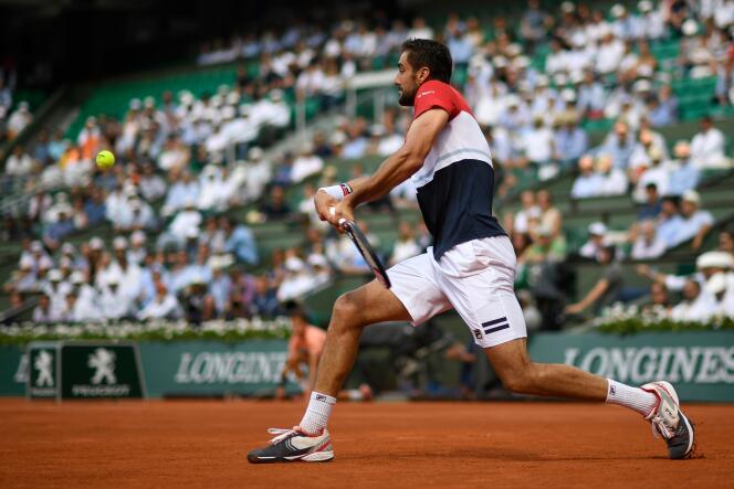 Face à Fabio Fognini, Marin Cilic a remporté son deuxième huitième de finale à Roland-Garros.