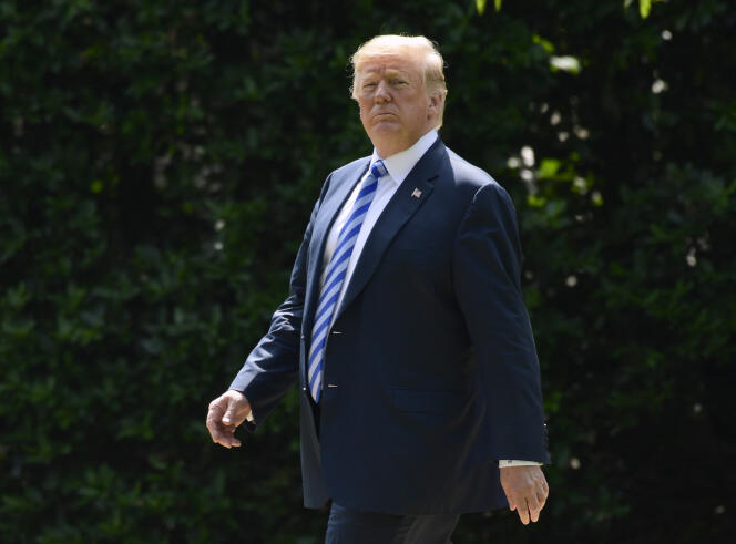 Le président américain Donald Trump à la Maison Blanche à Washington, le 1er juin.