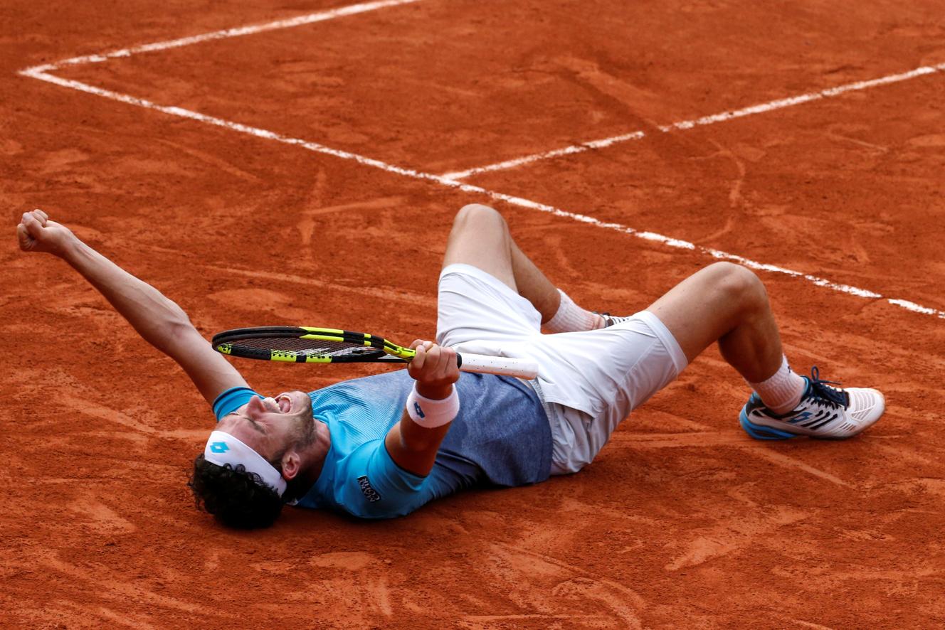 Roland-Garros 2018 : exploit de Cecchinato, 72e joueur ...