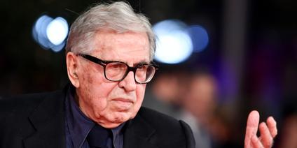 Le réalisateur Paolo Taviani lors de la projection en avant-première de son film « Una questione privata » au 12e Festival du film de Rome, en octobre 2017.