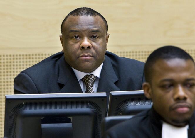 L’ancien vice-président congolais Jean-Pierre Bemba lors de son procès à la Cour pénale internationale de La Haye (Pays-Bas) le 2 décembre 2009.