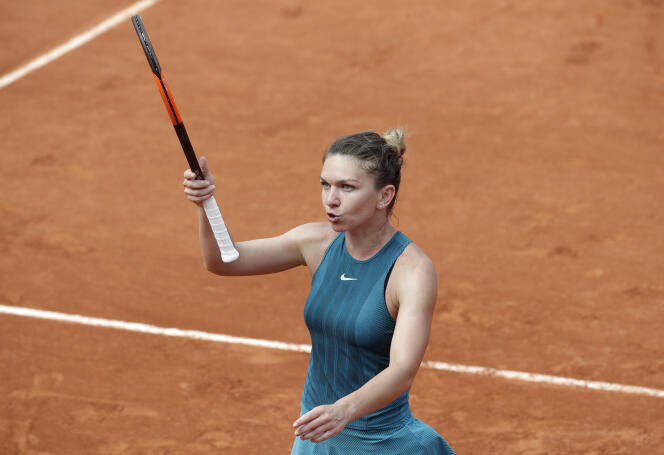 Romanian Simona Halep during the Roland-Garros tournament, June 6, 2018.