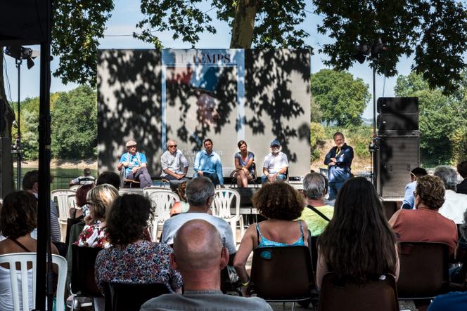 A Couthures-sur-Garonne, lors de l’édition 2017 du Festival international de journalisme.