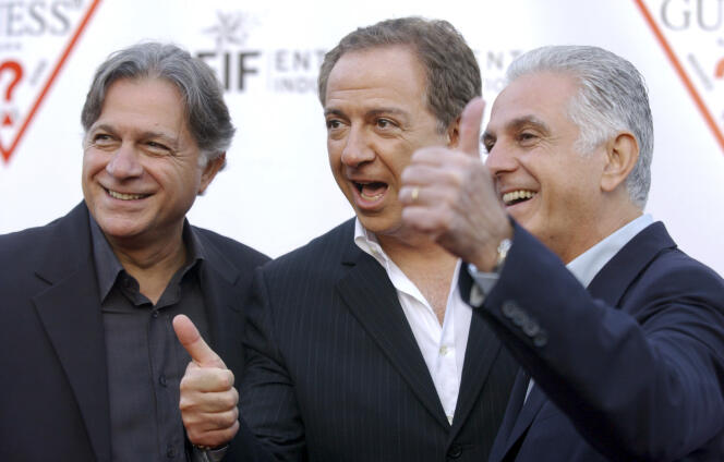 En 2009, les cofondateurs de Guess, les frères Marciano (de gauche à droite) : Armand, Paul et Maurice.