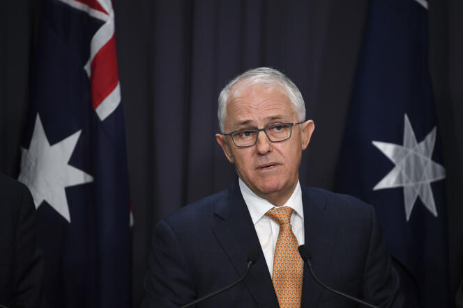 Le premier ministre australien, Malcolm Turnbull, le 13 juin à Canberra.