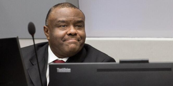 Jean-Pierre Bemba lors de son procès devant la Cour pénale internationale, en mars 2016, à La Haye.