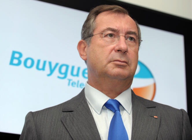 Le patron de Bouygues Telecom, Martin Bouygues, à Meudon (Hauts-de-Seine), près de Paris, en octobre 2013.