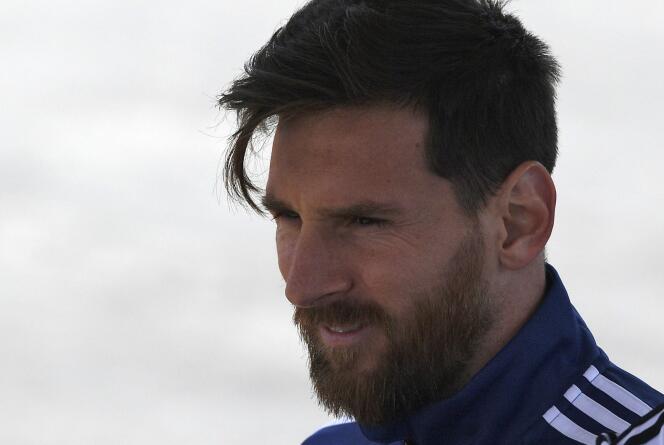 Le footballeur argentin, Lionel Messi, le 20 juin avant le match Argentine-Croatie.