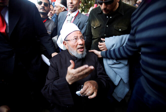 Youssef Al-Qaradawi, Plaza Tahrir, El Cairo, en 2011.