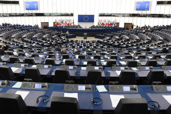 Au Parlement européen, à Strasbourg, le 12 juin.