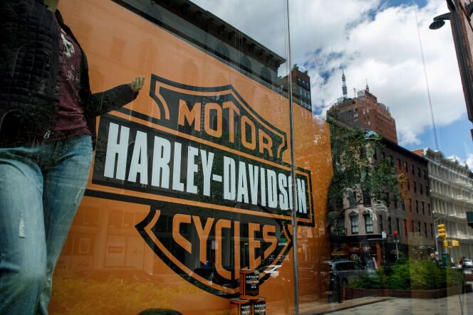 Un magasin Harley-Davidson à New York, le 25 juin 2018.