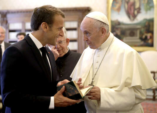 Le Président Macron au Vatican et au Latran  Ece2278_14991-j7p4t1.kl