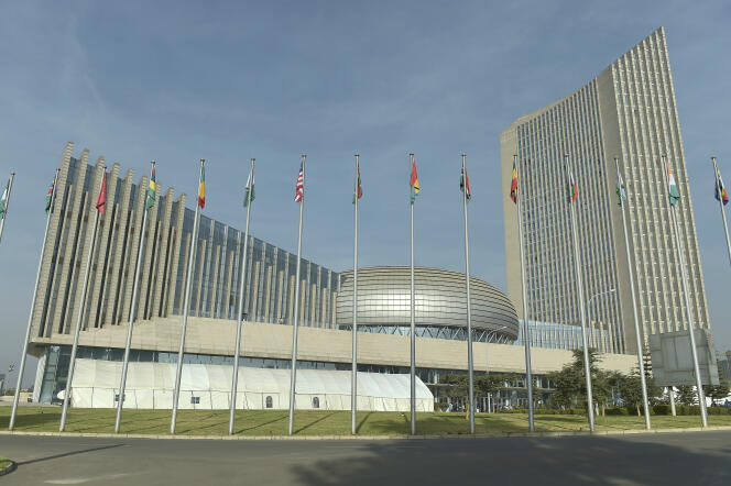 Le siège de l’Union africaine, à Addis-Abeba, en Ethiopie, en janvier 2018.