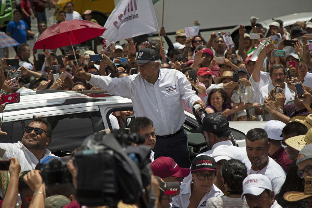 Andrés Manuel López Obrador,le 3 juin, à Mexico.