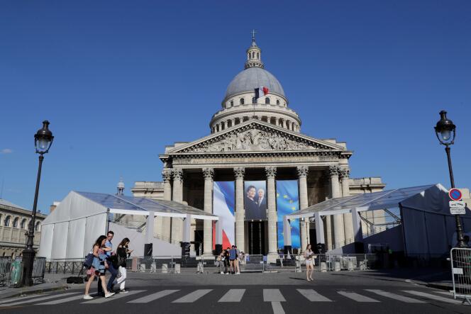 Le Panthéon, lieu de repos des grands hommes honorés par la République, à Paris, le 28 juin.