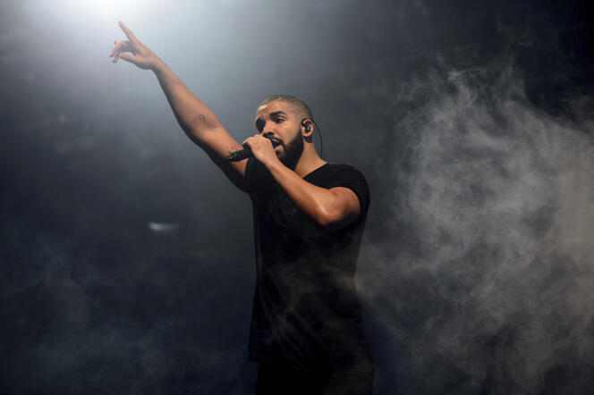Le rappeur canadien Drake, à Londres, en juin 2015.