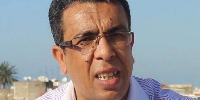 RSF Le journaliste marocain Hamid Al-Mahdaoui, directeur du site d’information « Badil ».