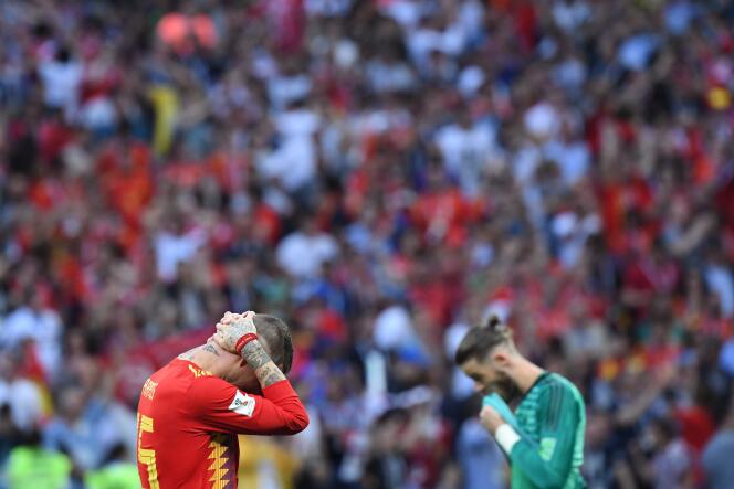 Sergio Ramos et les Espagnols quittent le Mondial, le 1er juillet.