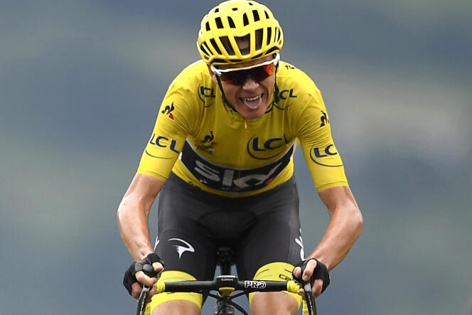 Le coureur britannique Christopher Froome durant le Tour de France 2017.