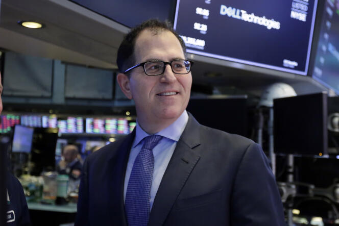 Michael Dell, fondateur et PDG de Dell, à la Bourse de New York, lundi 2 juillet.