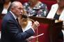 ERIC FEFERBERG / AFP Le ministre de l’intérieur, Gérard Collomb, lors d’une séance de questions au gouvernement, le 3 juillet.